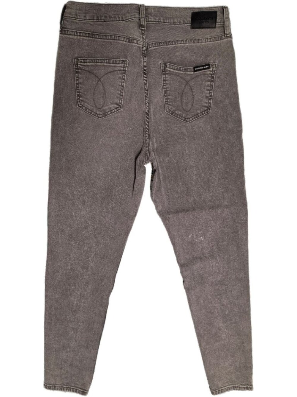 alvin Klein High Rise Skinny Jeans Womens 14 Gray Faded Charcoal Pants 33x28.5 - Picture 2 of 13